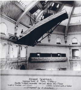 Showing Innovation – Movable suspended scaffold